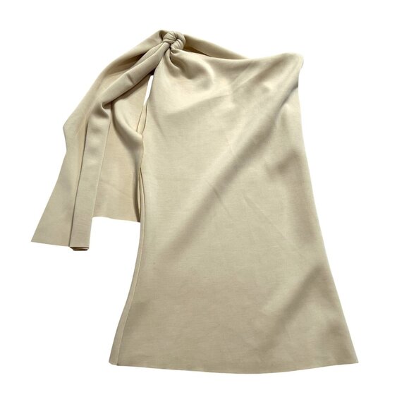 Khy Sueded Stretch Knotted Top in Stone - Picture 4 of 6